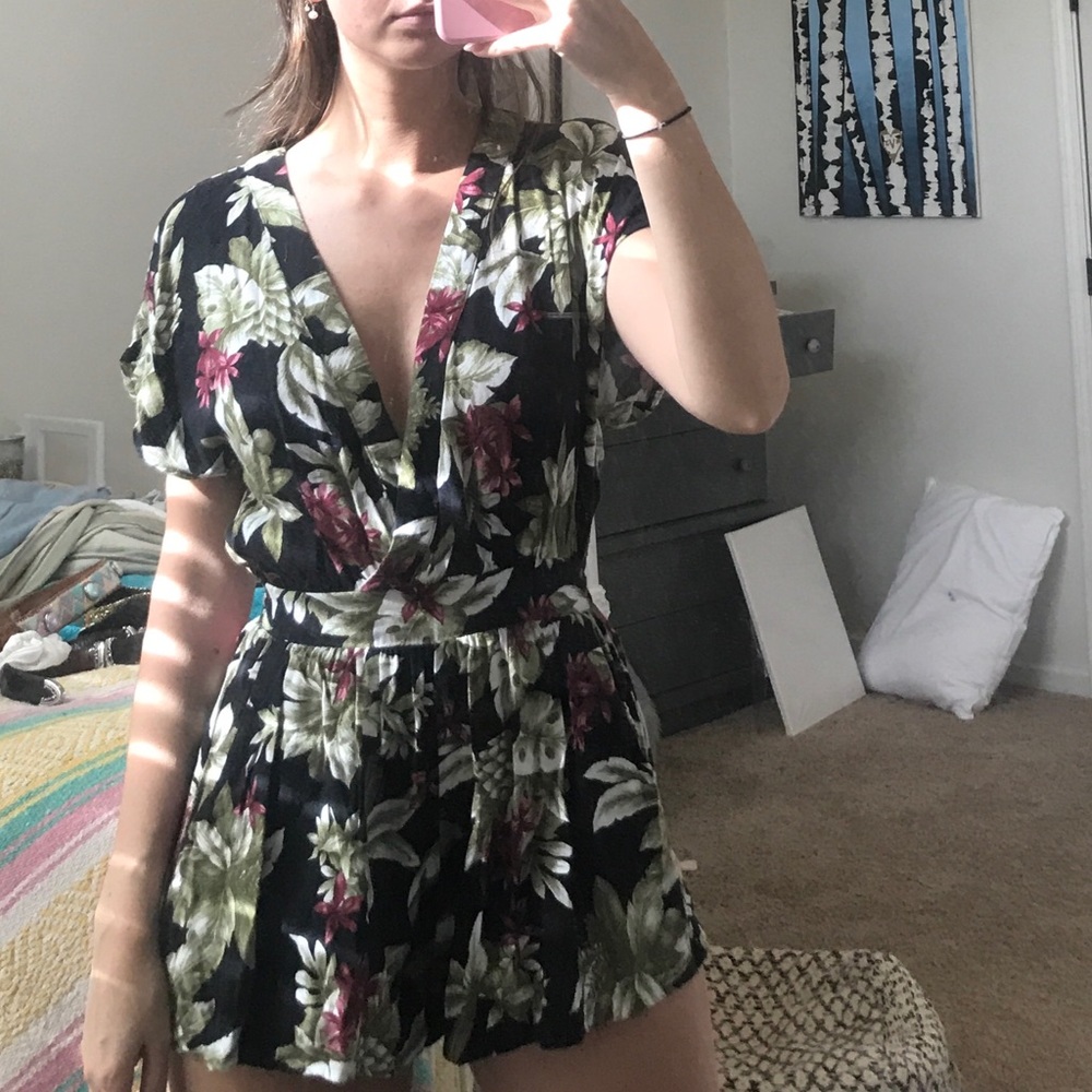 Floral MINKPINK Romper